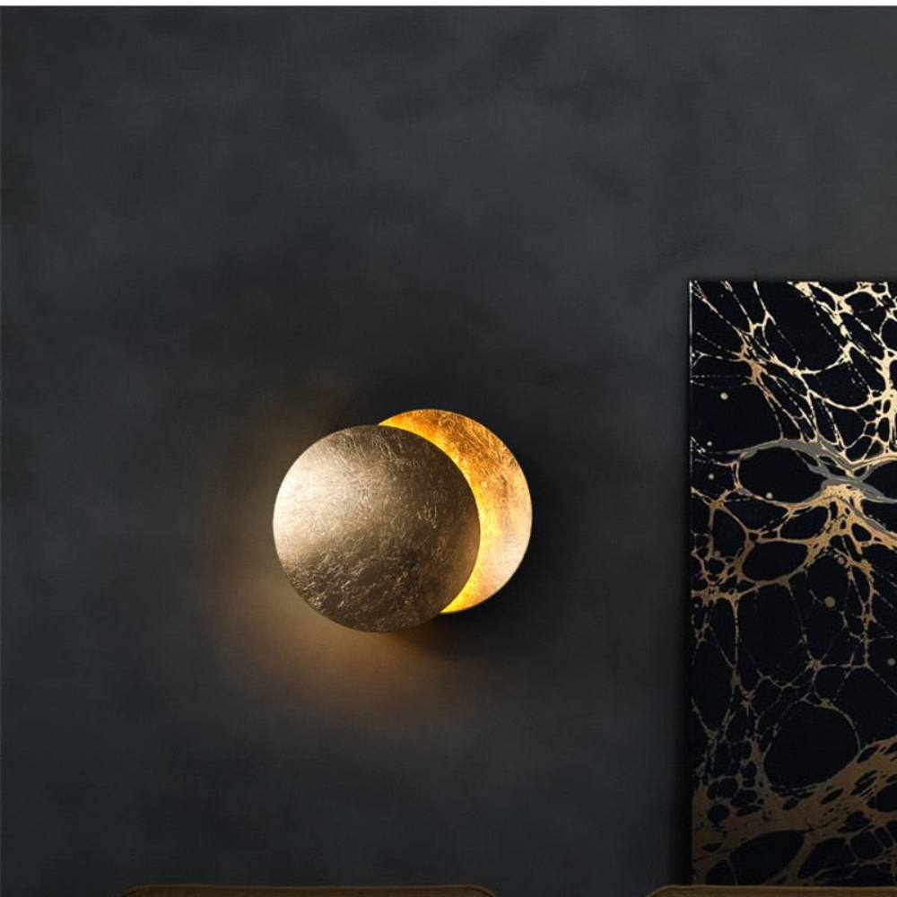 Living Room Modern Wall Lamp | Solar Eclipse Design Wall Lights
