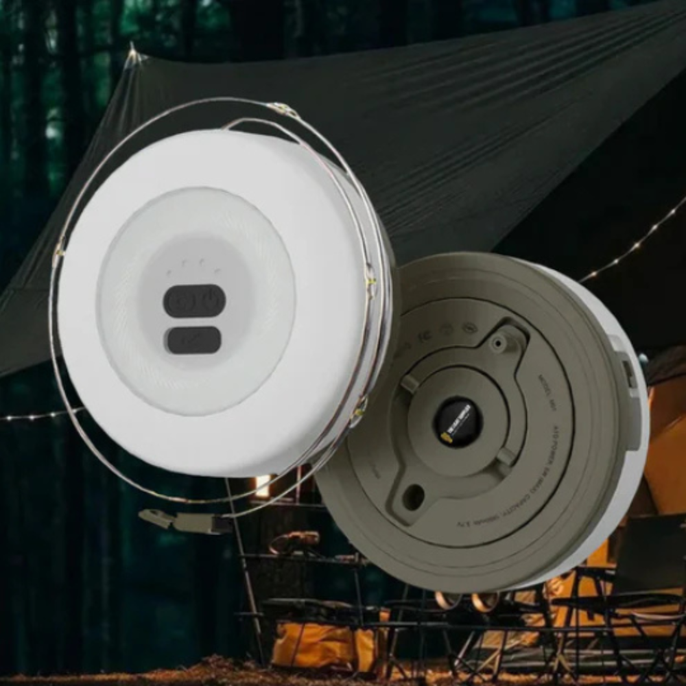 Outdoor Waterproof String Light | Modern Compact Disc Design
