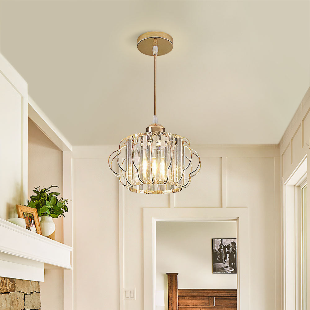 Ceiling Light | Modern Geometric Cage Fixture