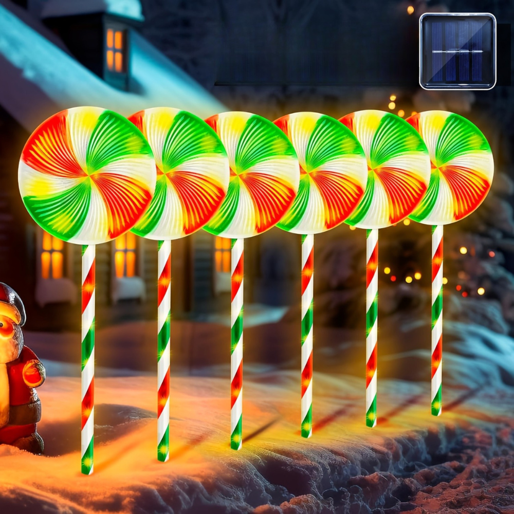 Outdoor Christmas Lights Decoration | Solar Path Windmill