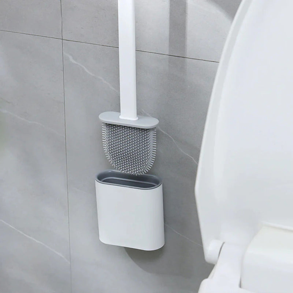Bathroom Modern Silicone Toilet Brush | Flexible Design