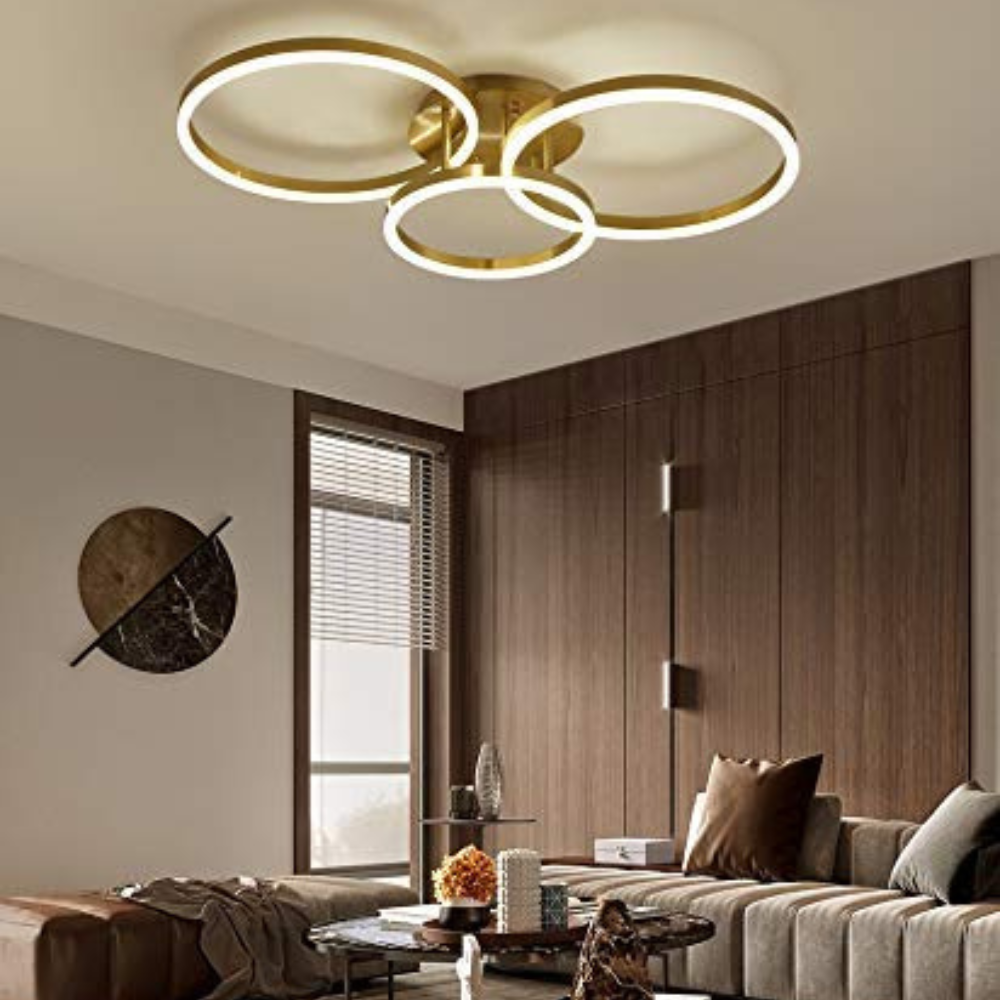 Ring Ceiling Light | Nordic Style Circular Chandelier for Living Rooms and Bedrooms