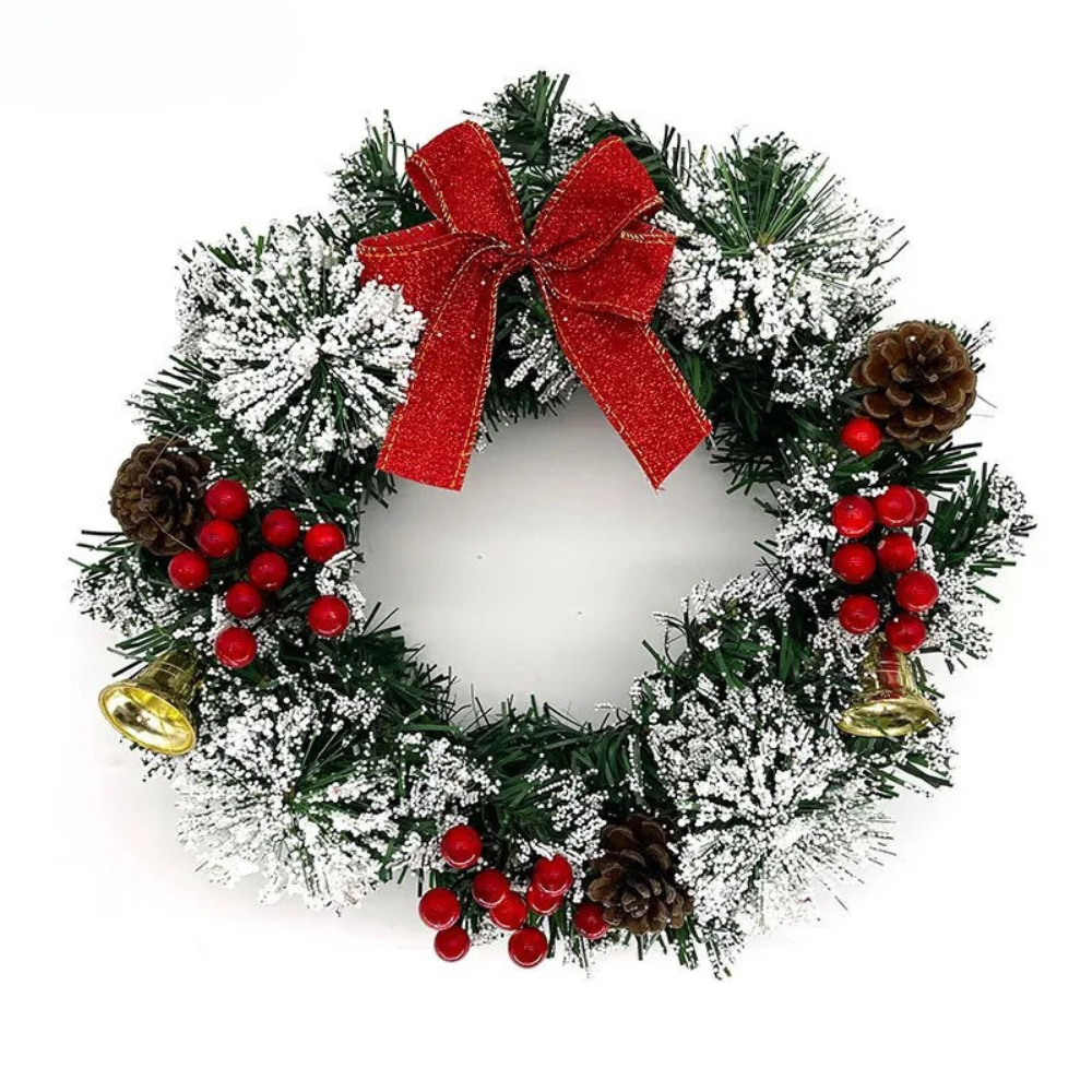 Christmas Wreath | Pinecone and Berry Decoration