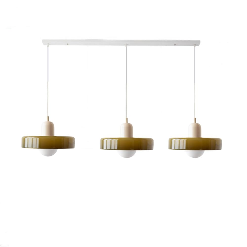 Modern Pendant Light | Triple Glass Ceiling Fixture