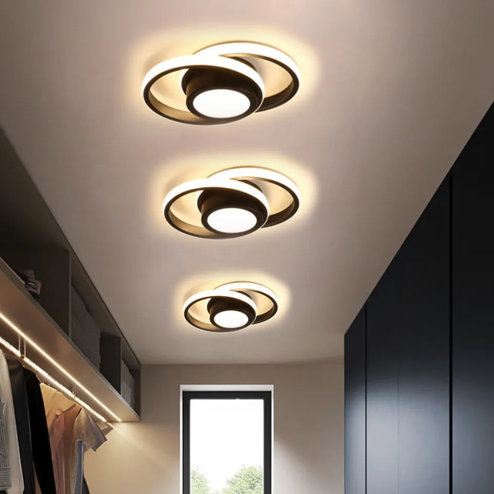 Modern Minimalist Halo Ceiling Light | Soft LED Flush Mount for Elegant Interiors