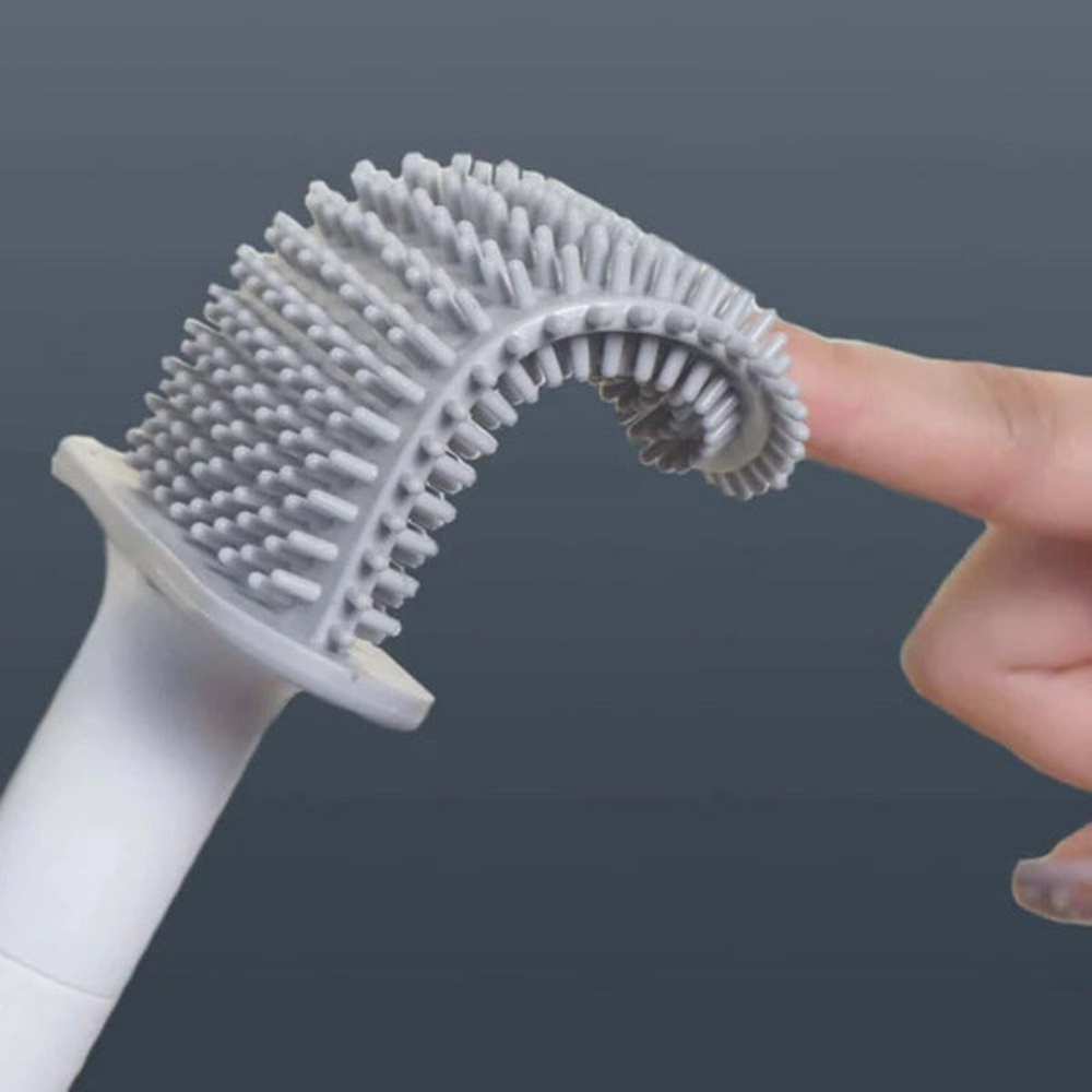 Bathroom Modern Silicone Toilet Brush | Flexible Design