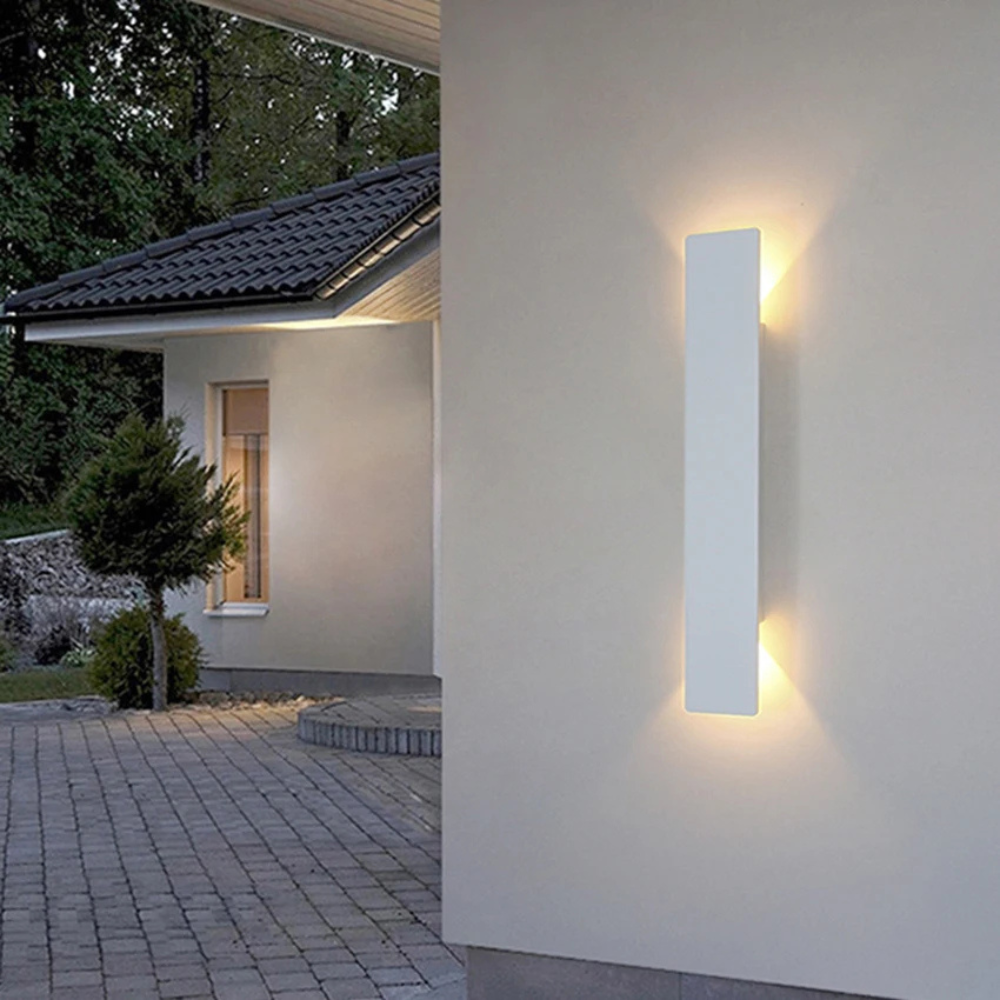 Modern Up Down LED Wall Light | Waterproof Outdoor