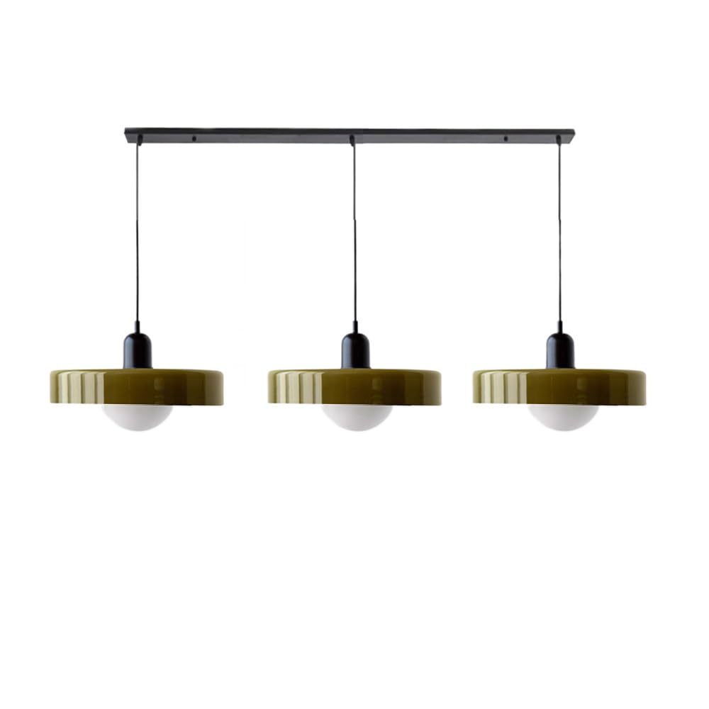 Modern Pendant Light | Triple Glass Ceiling Fixture