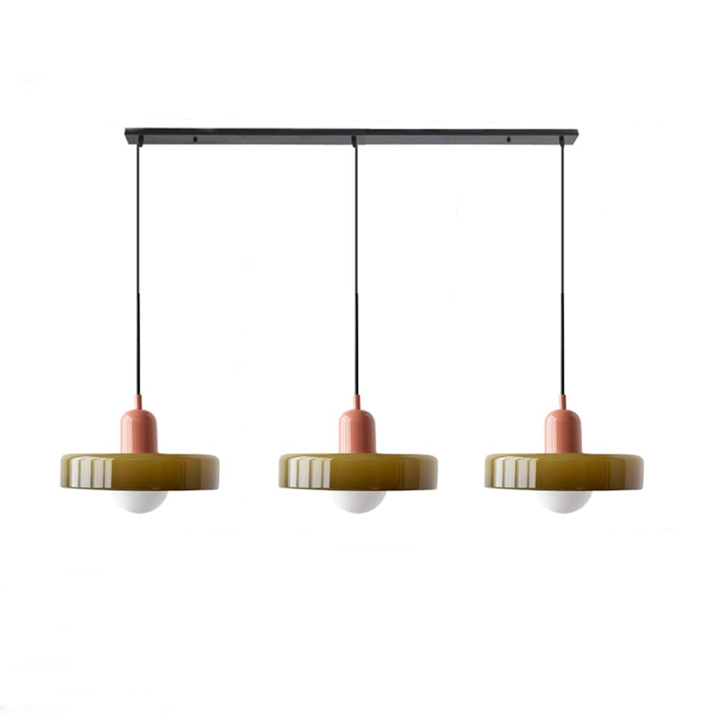 Modern Pendant Light | Triple Glass Ceiling Fixture