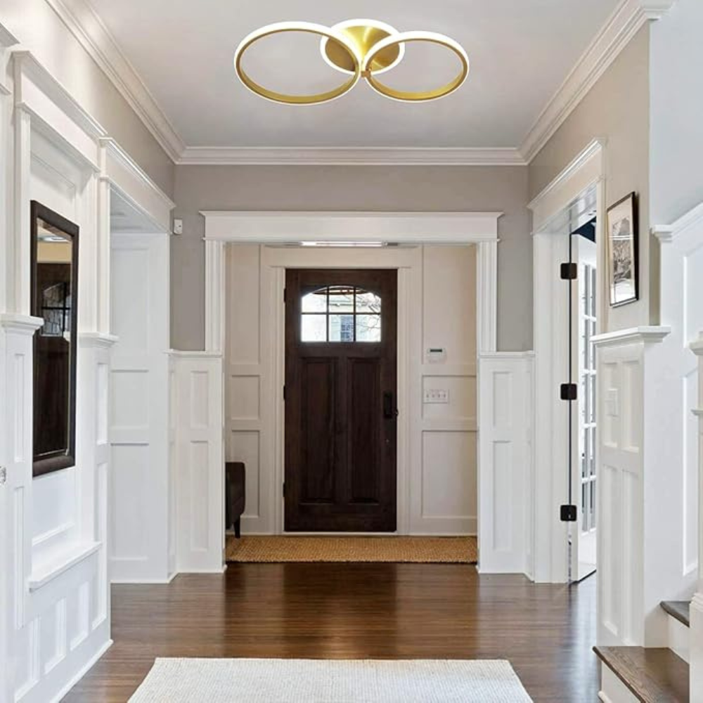 Ring Ceiling Light | Nordic Style Circular Chandelier for Living Rooms and Bedrooms