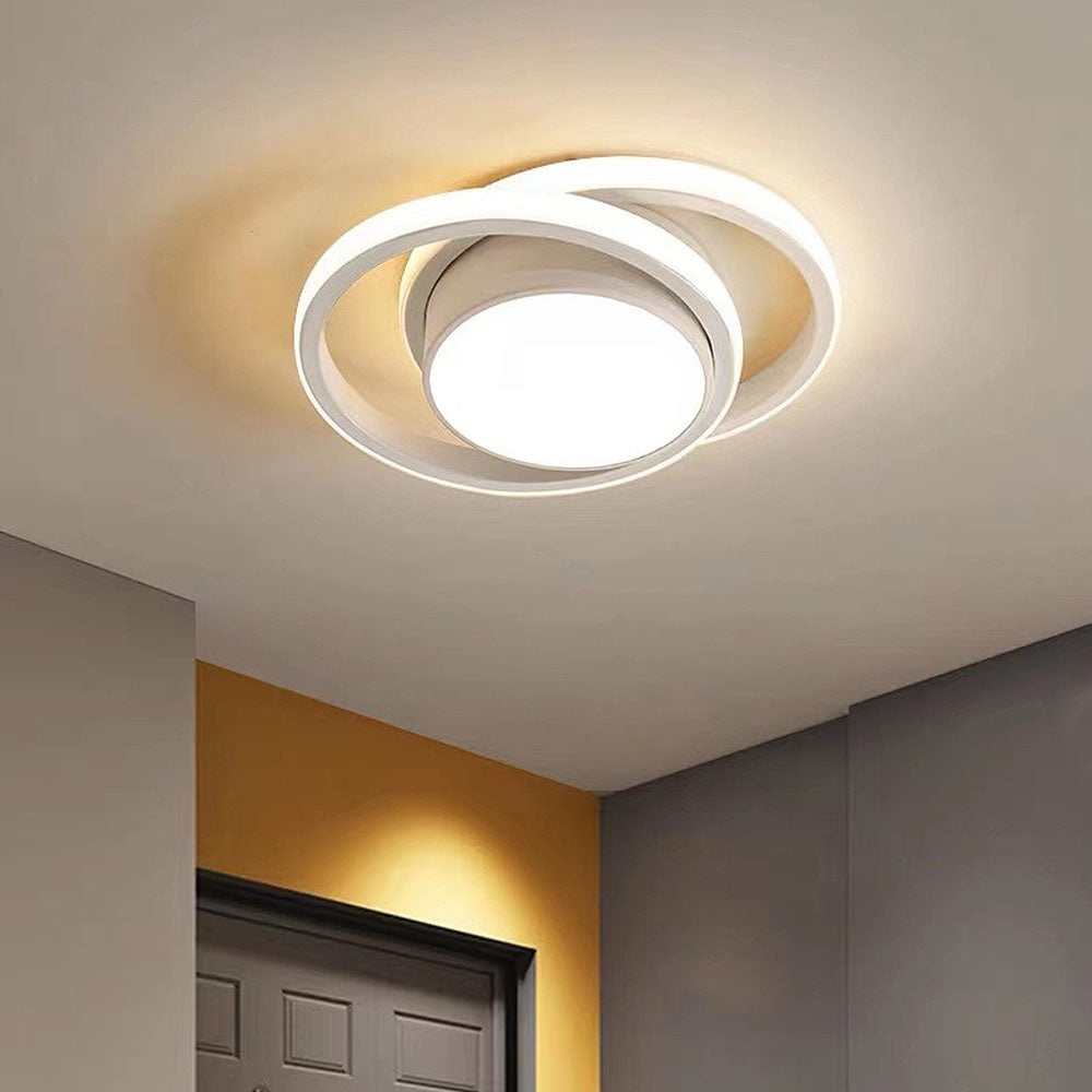 Modern Minimalist Halo Ceiling Light | Soft LED Flush Mount for Elegant Interiors