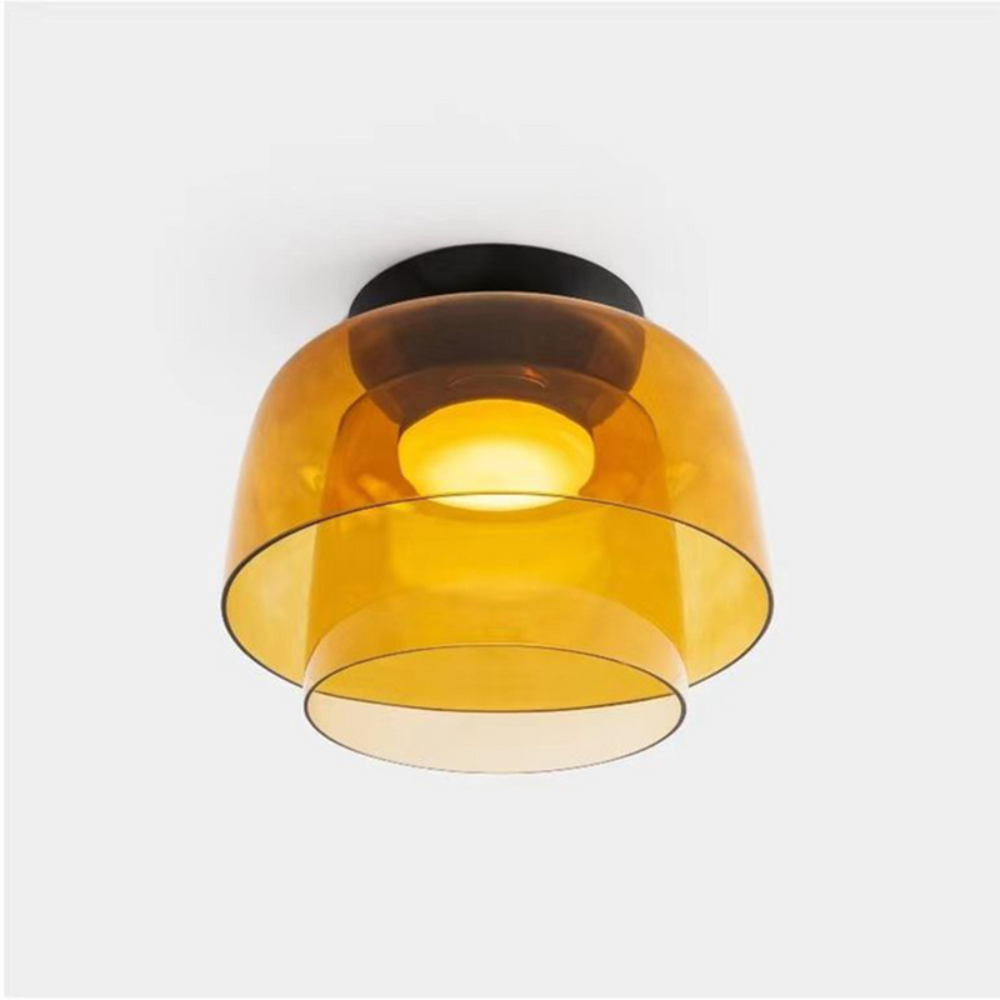 Scandinavian Ceiling Pendant | Modern Frosted Dome Light Fixture