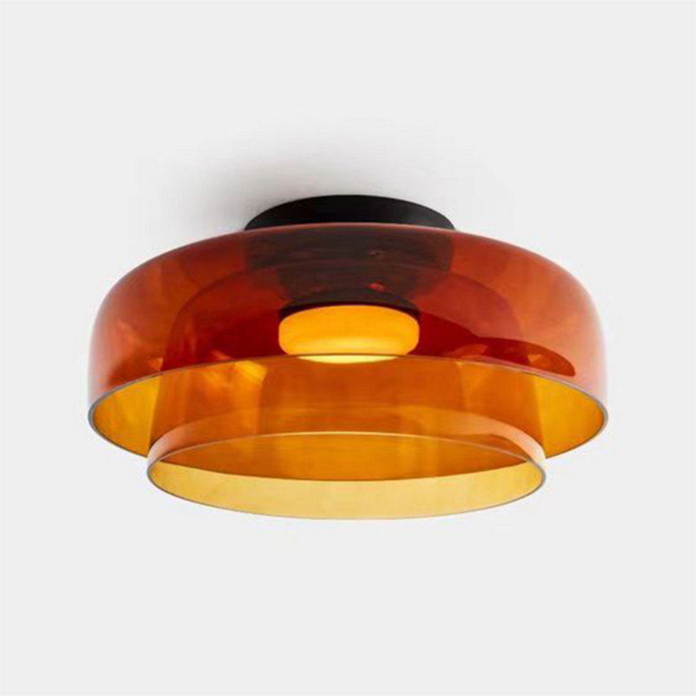 Scandinavian Ceiling Pendant | Modern Frosted Dome Light Fixture