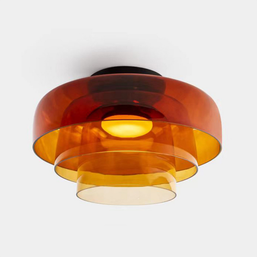Scandinavian Ceiling Pendant | Modern Frosted Dome Light Fixture