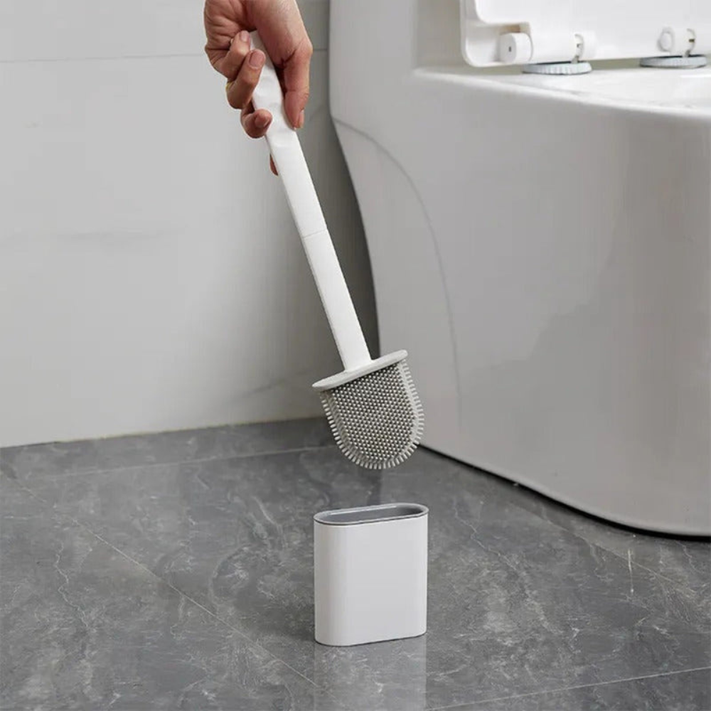 Bathroom Modern Silicone Toilet Brush | Flexible Design