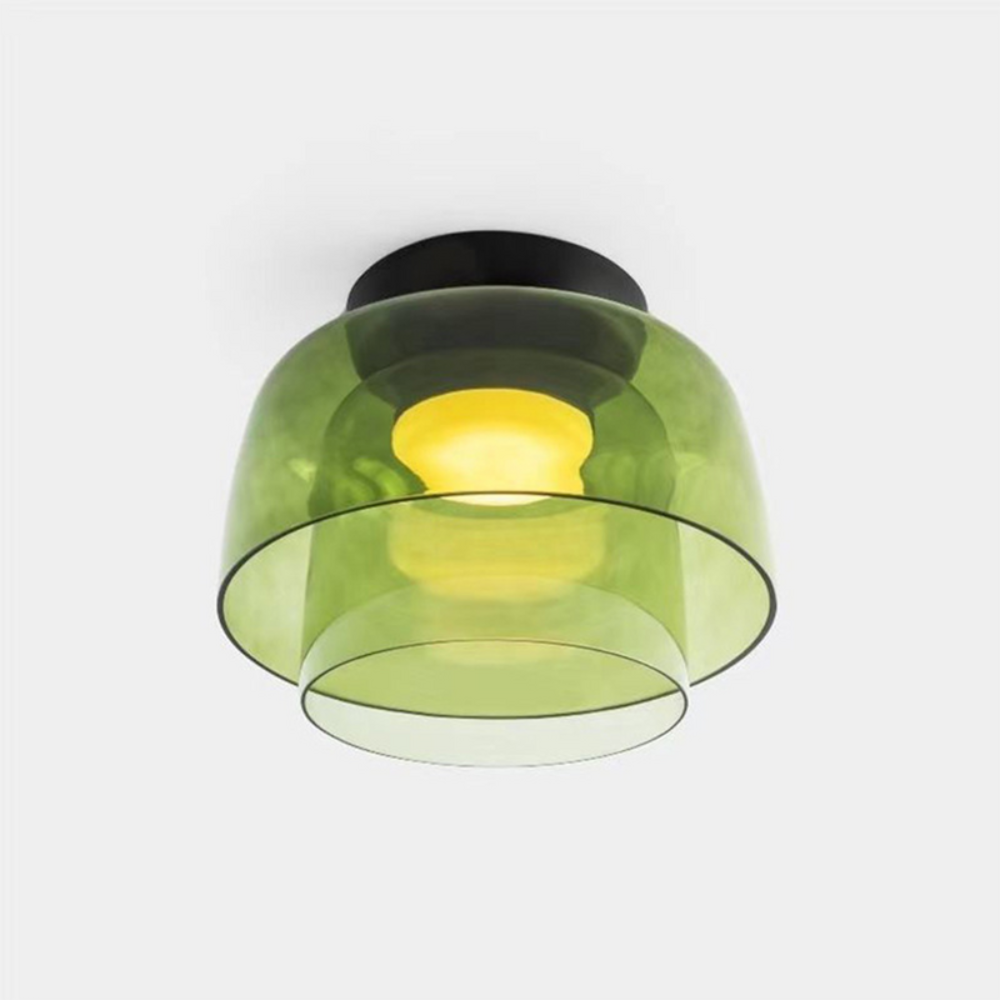 Scandinavian Ceiling Pendant | Modern Frosted Dome Light Fixture