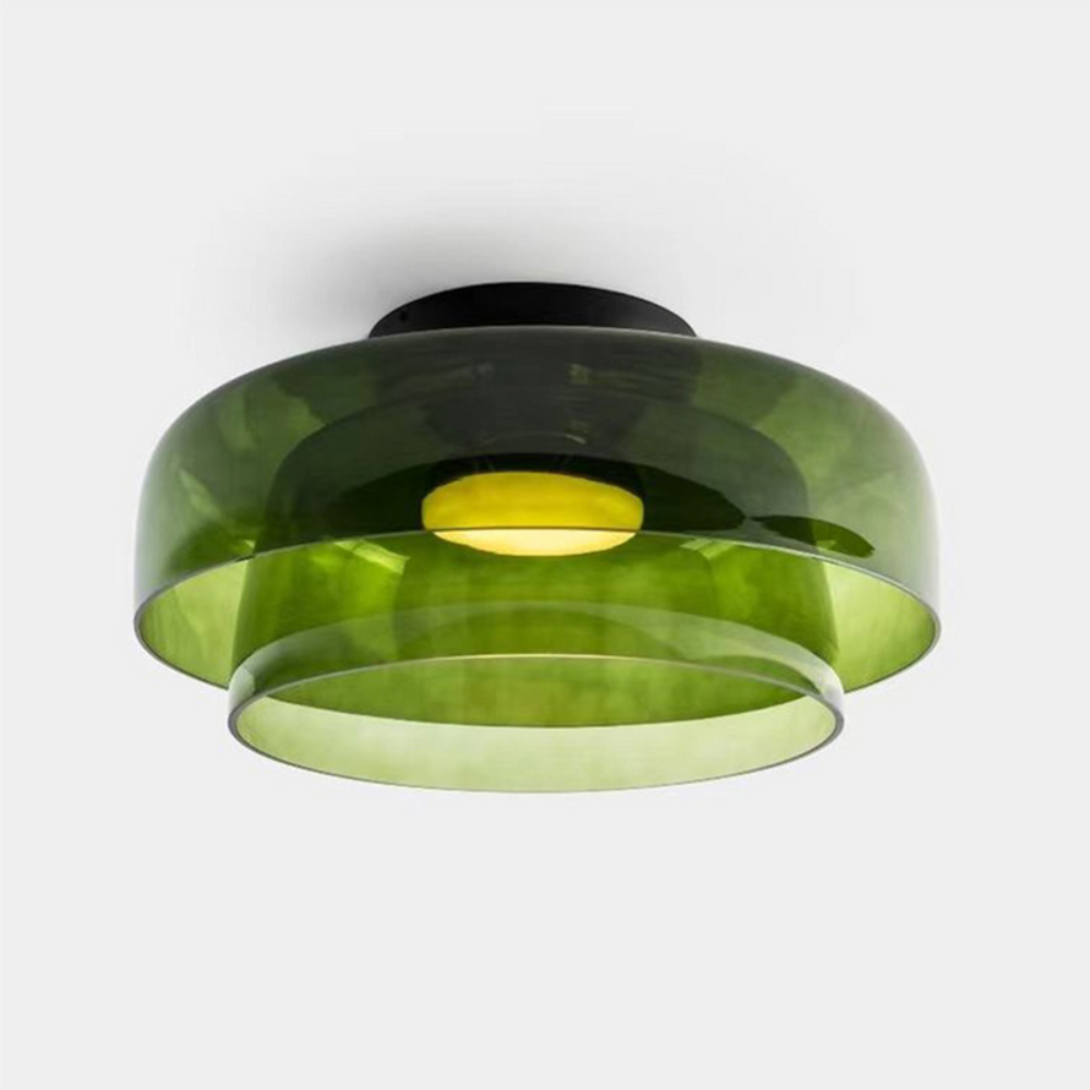 Scandinavian Ceiling Pendant | Modern Frosted Dome Light Fixture