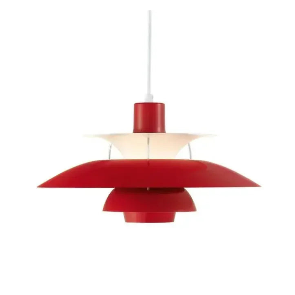 Gradient LED Pendant Light for Living Room | Danish Design Ceiling Chandelier for Kitchen Decor