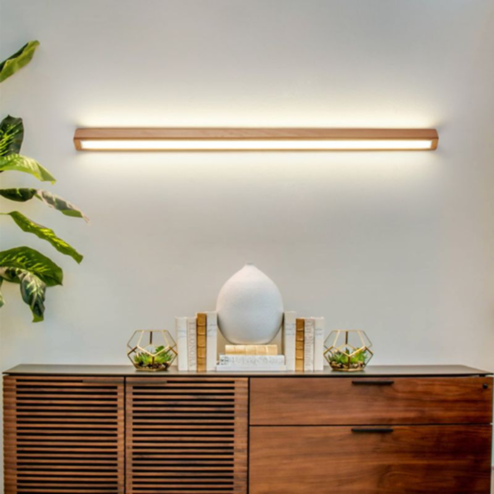 Linear Vanity Wall Light | Modern Front Mirror Fixture for Bedroom or Bathroom