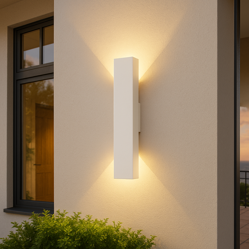 Modern Up Down LED Wall Light | Waterproof Outdoor