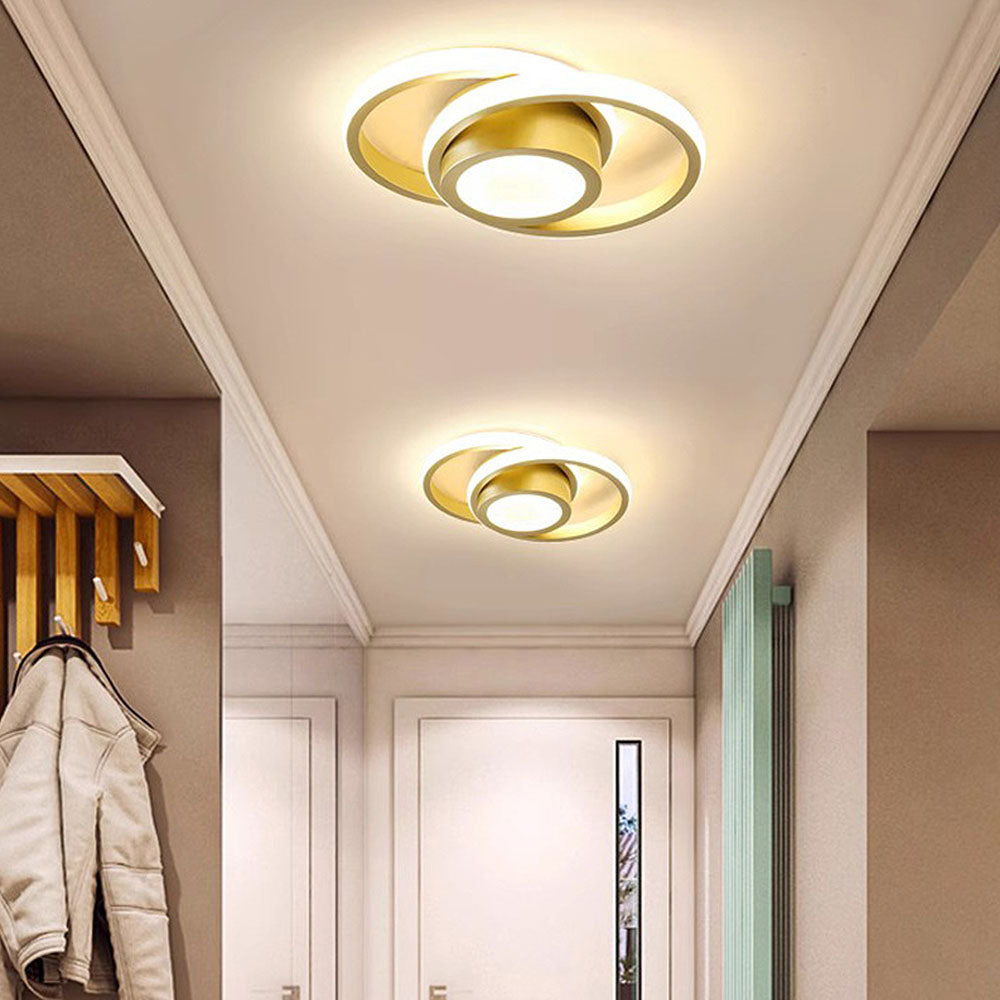 Modern Minimalist Halo Ceiling Light | Soft LED Flush Mount for Elegant Interiors