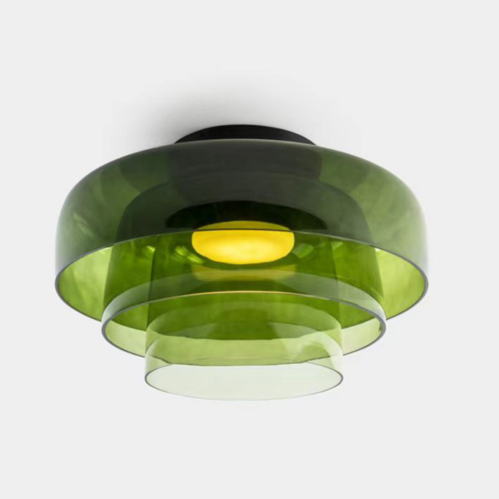 Scandinavian Ceiling Pendant | Modern Frosted Dome Light Fixture