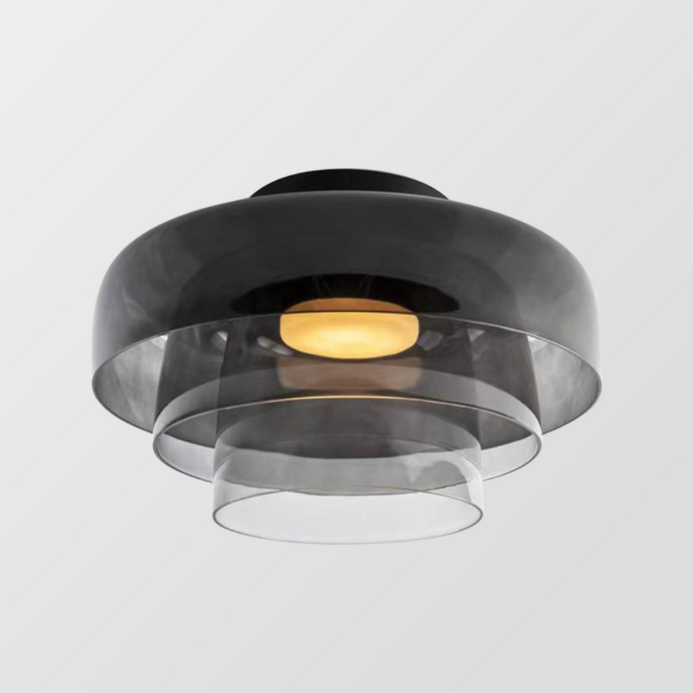 Scandinavian Ceiling Pendant | Modern Frosted Dome Light Fixture