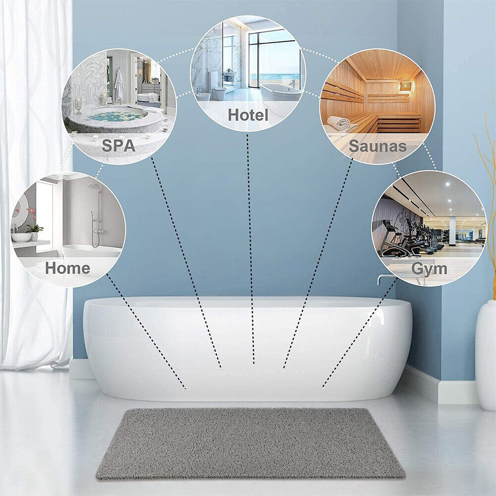 Bathroom Non Slip Shower Mat | Soft Anti Slip Design