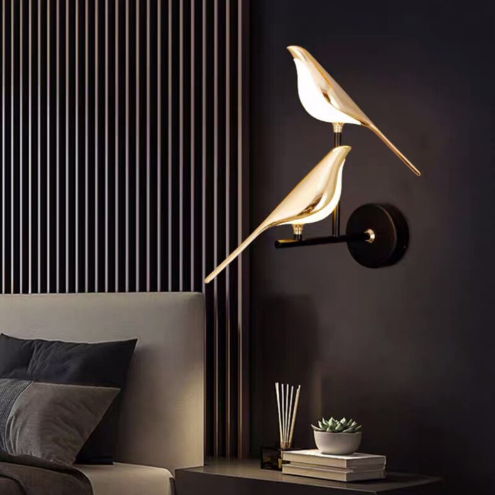Living Room Elegant Wall Lamp | Modern Bird Design