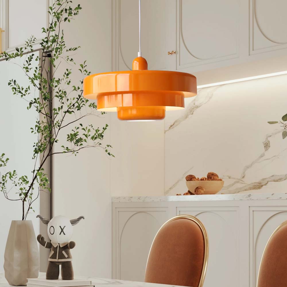 Dining Room Modern Pendant Light | Mid-Century Round