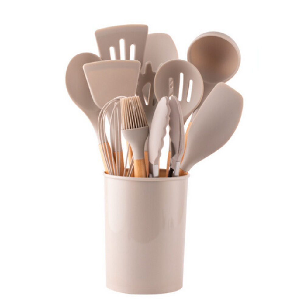 Kitchen Essential Silicone Utensil Set | 12 Piece Cooking Tools
