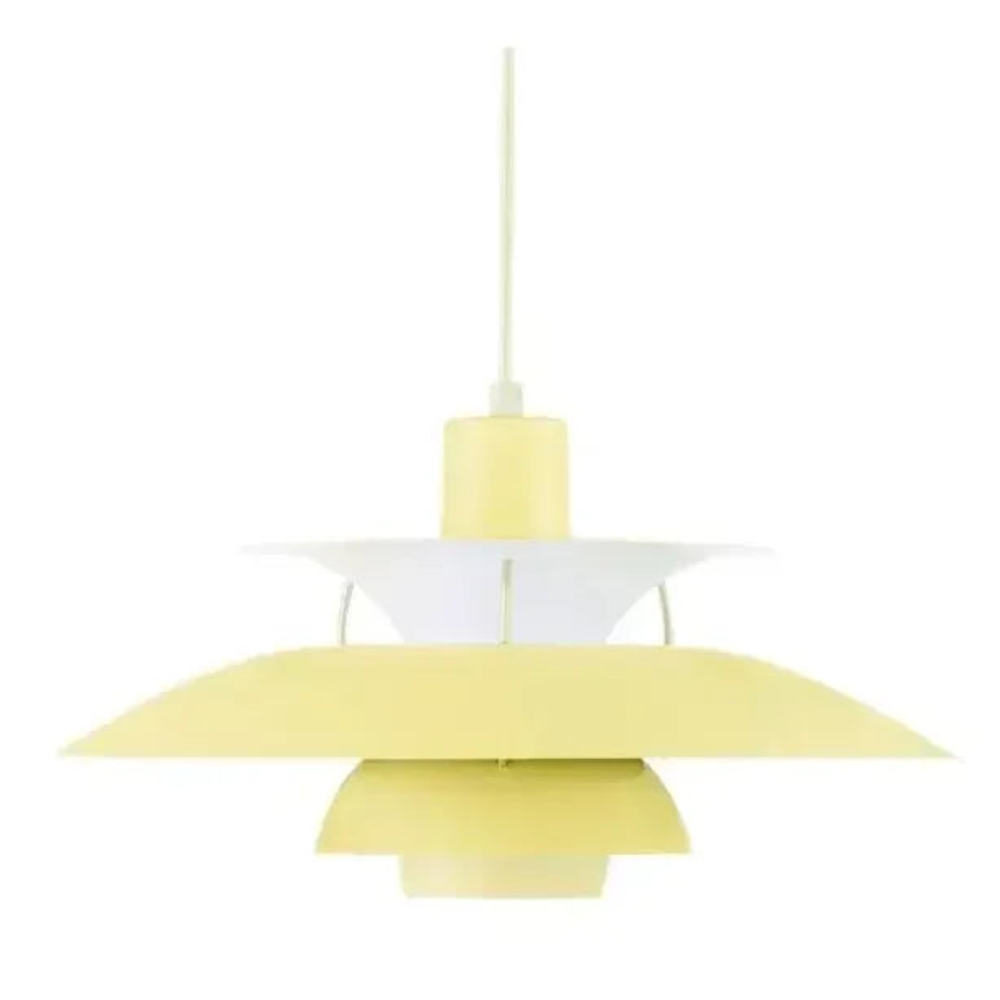Gradient LED Pendant Light for Living Room | Danish Design Ceiling Chandelier for Kitchen Decor