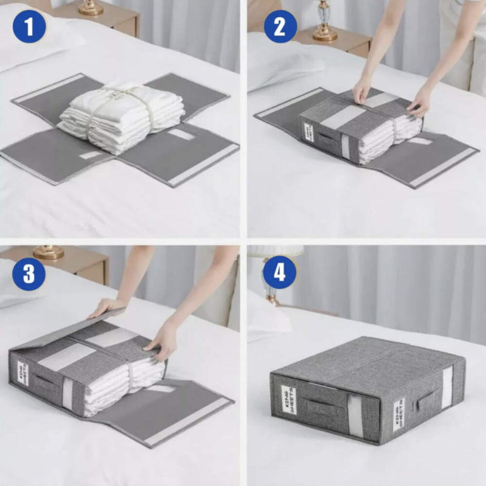 Bedsheet Compact Foldable Organizer | Efficient Storage Solution