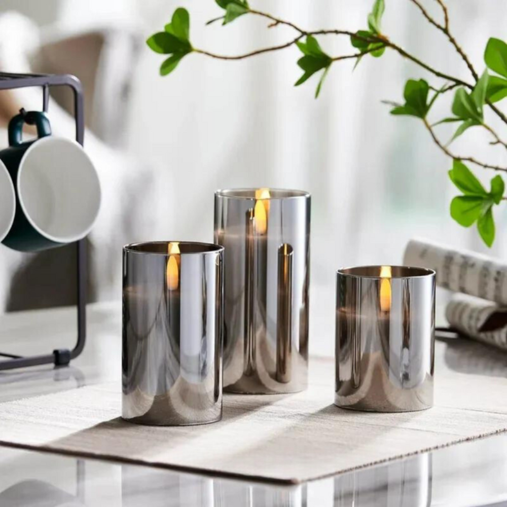 Flickering LED Flameless Candles | Realistic Flame Effect Decor Lights