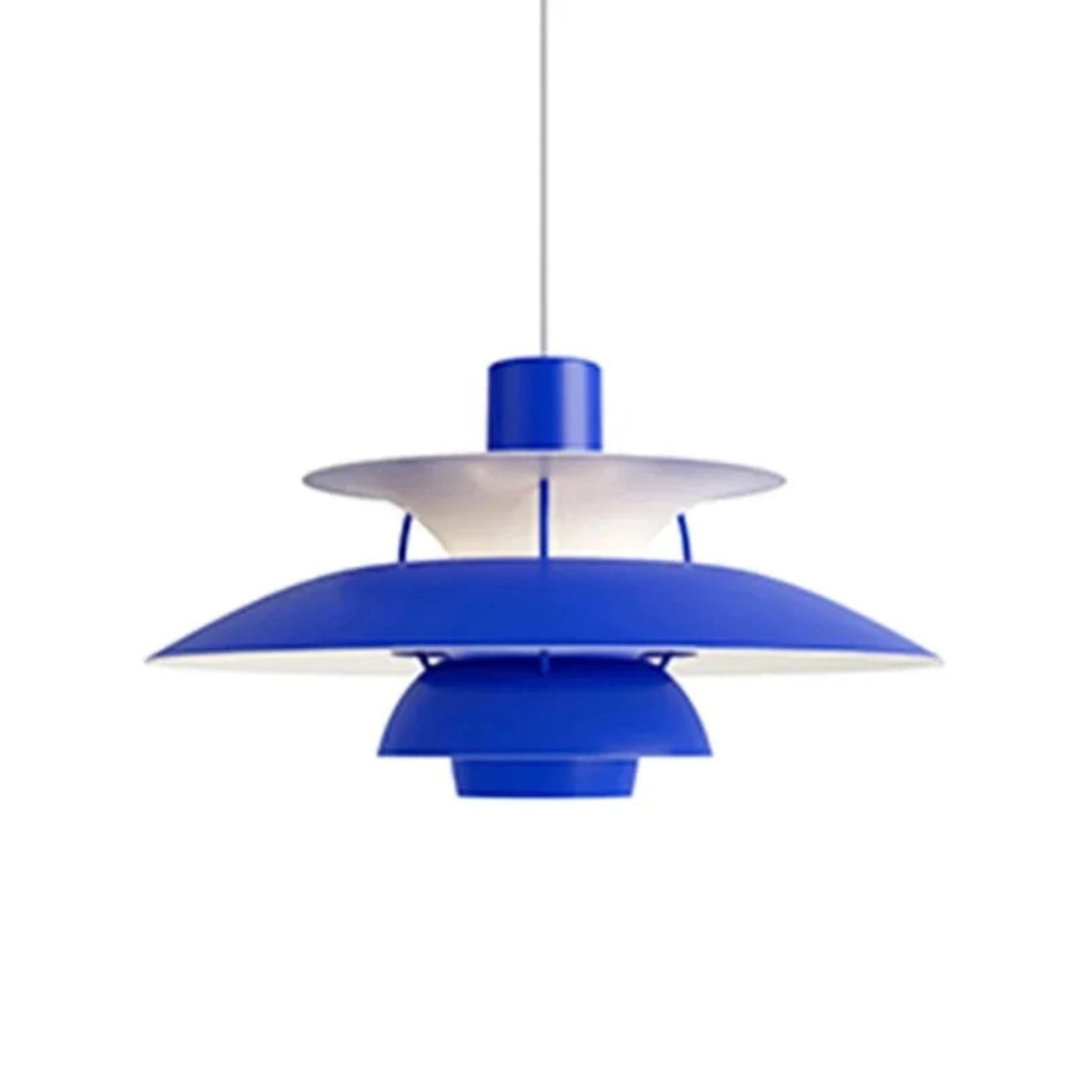 Gradient LED Pendant Light for Living Room | Danish Design Ceiling Chandelier for Kitchen Decor