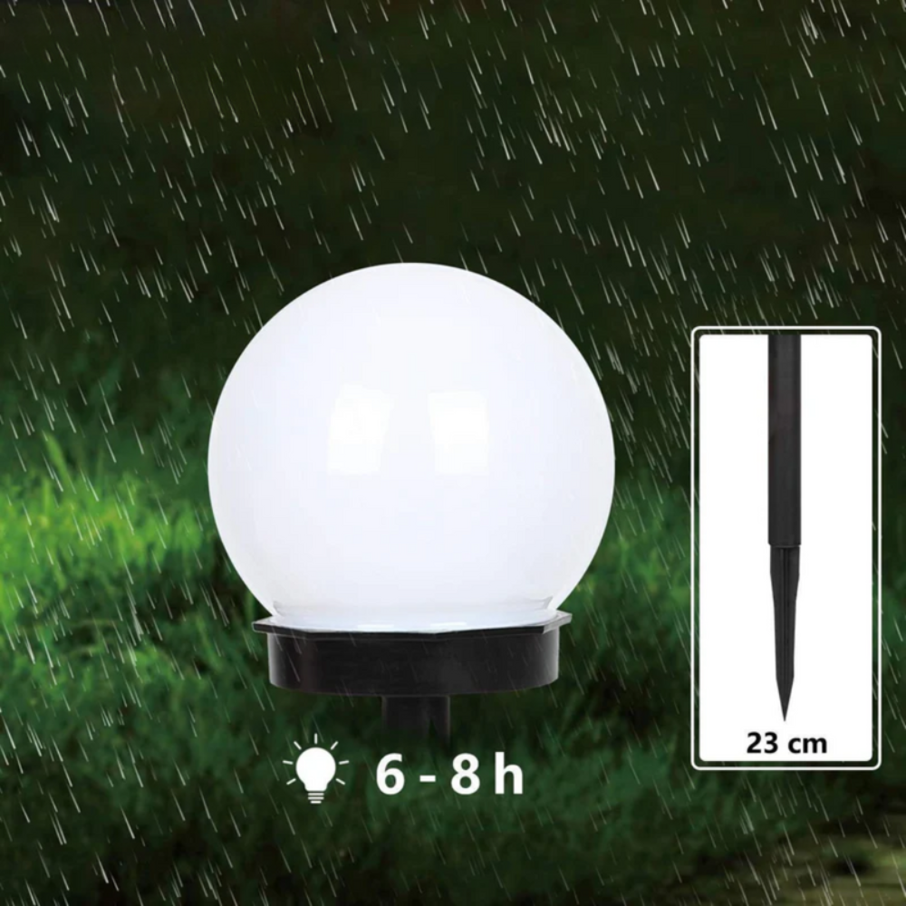 Garden Modern Solar Lights | Waterproof LED Orbs – Set of 3