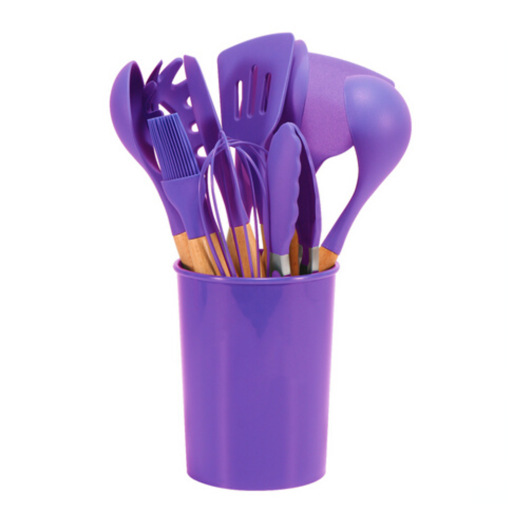Kitchen Essential Silicone Utensil Set | 12 Piece Cooking Tools