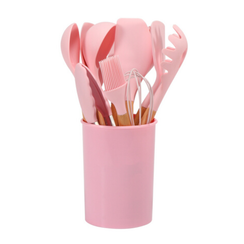 Kitchen Essential Silicone Utensil Set | 12 Piece Cooking Tools
