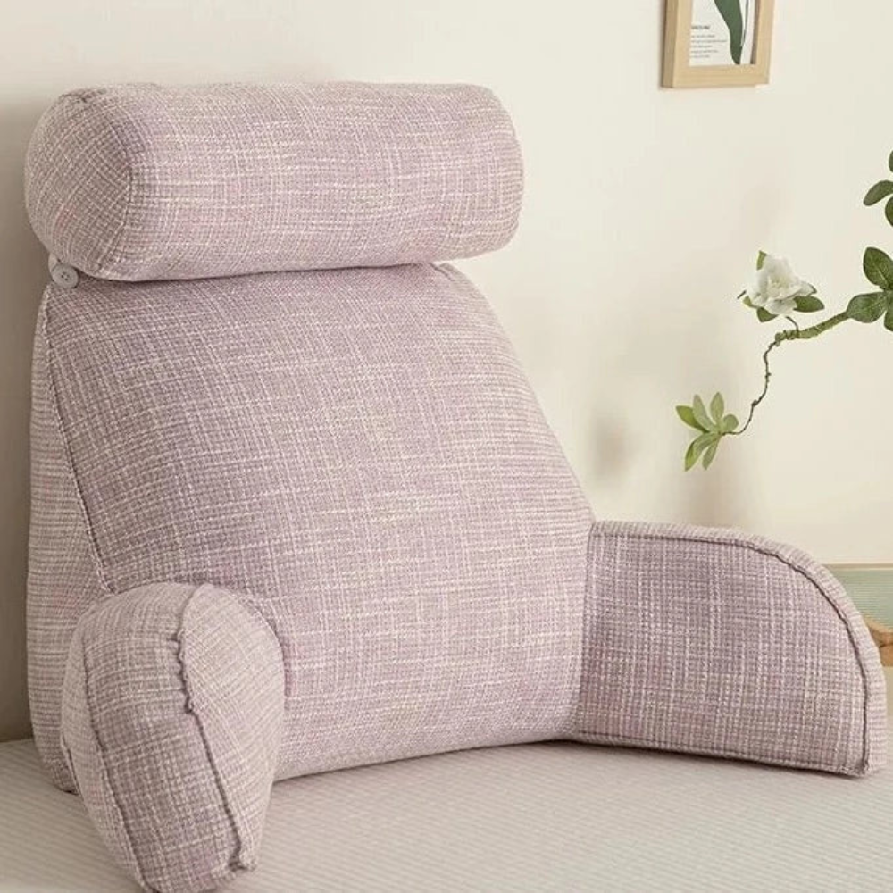 Living Room Ergonomic Backrest Cushion | Adjustable With Armrests and Headrest