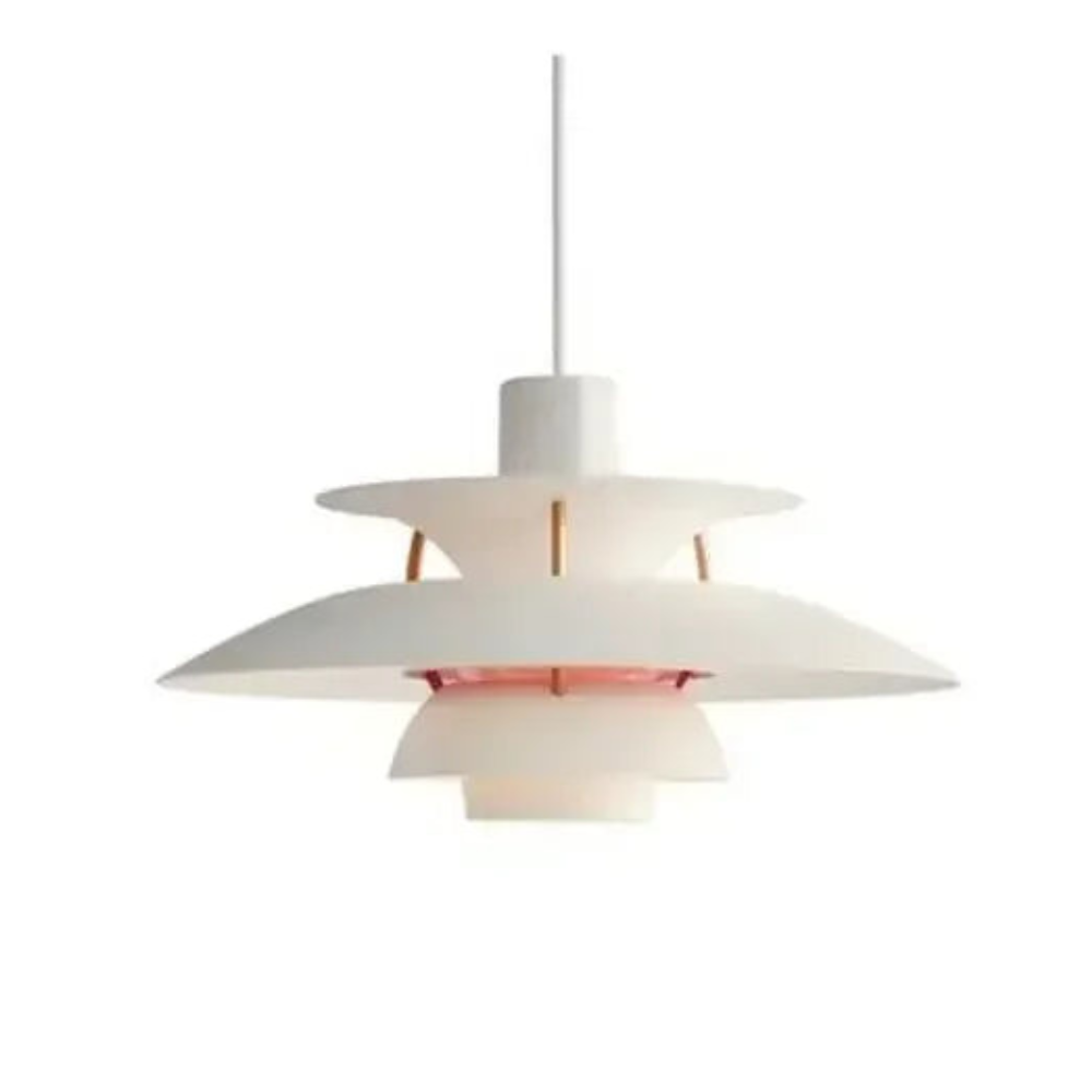 Gradient LED Pendant Light for Living Room | Danish Design Ceiling Chandelier for Kitchen Decor