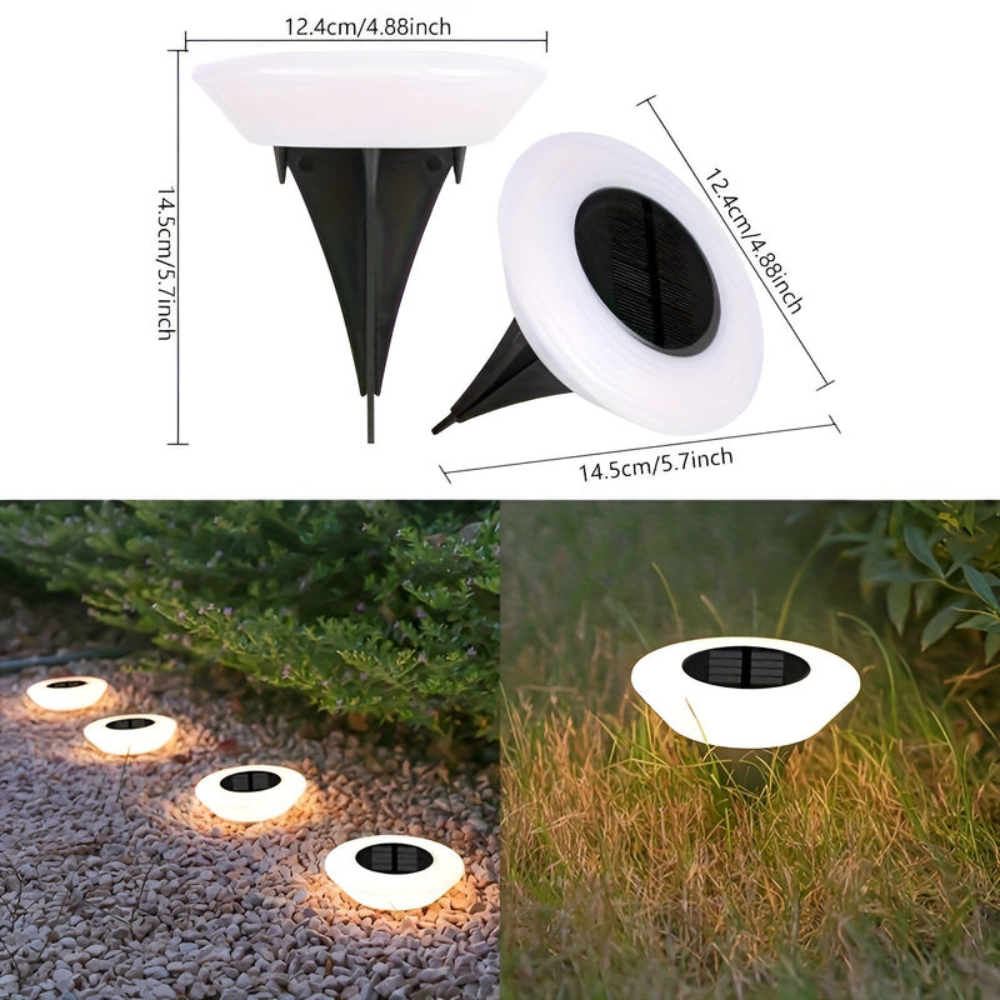 Outdoor Modern Solar Lights | Stylish LED Garden Fixtures