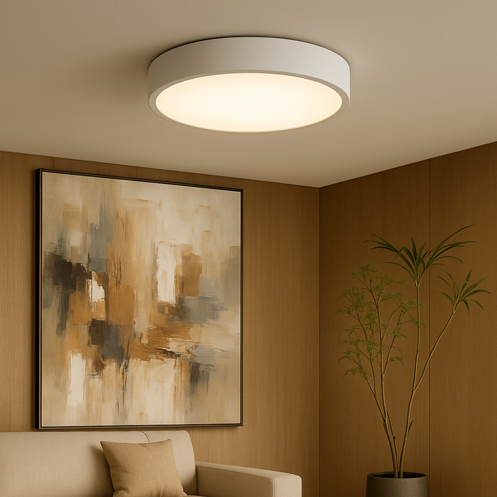 Living Room Minimalist LED Ceiling Light | Flush Mount Design