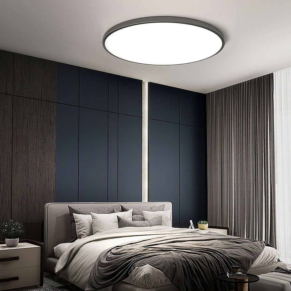 Bedroom Minimalist Ceiling Light | Round LED Flush
