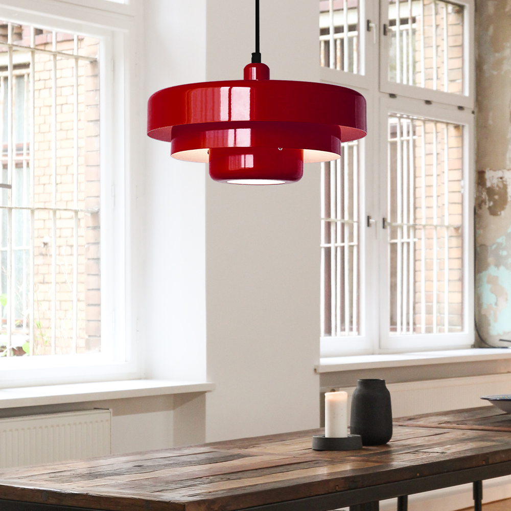 Dining Room Modern Pendant Light | Mid-Century Round