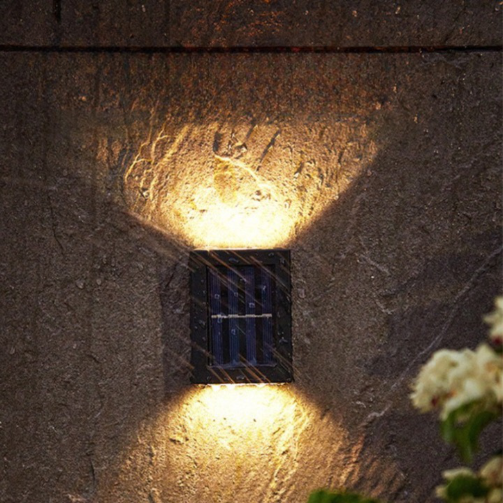 Garden Solar LED Wall Lights | Automatic Outdoor Lighting