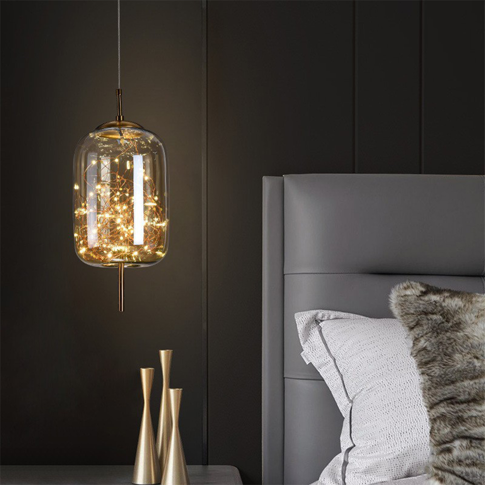 Pendant Light | Transparent Cylinder Fixture