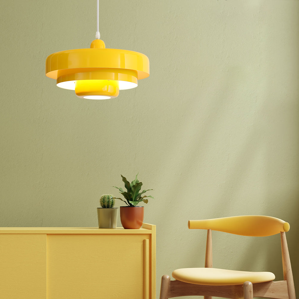 Dining Room Modern Pendant Light | Mid-Century Round