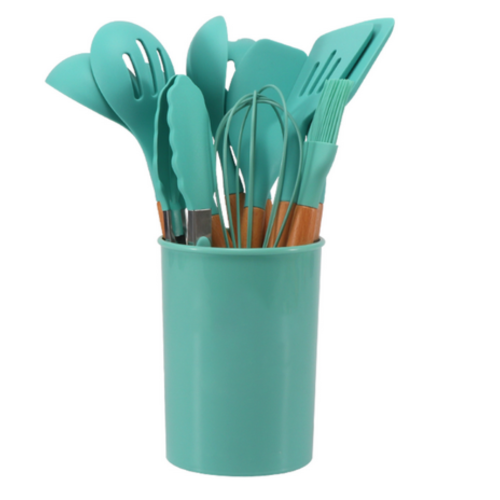 Kitchen Essential Silicone Utensil Set | 12 Piece Cooking Tools