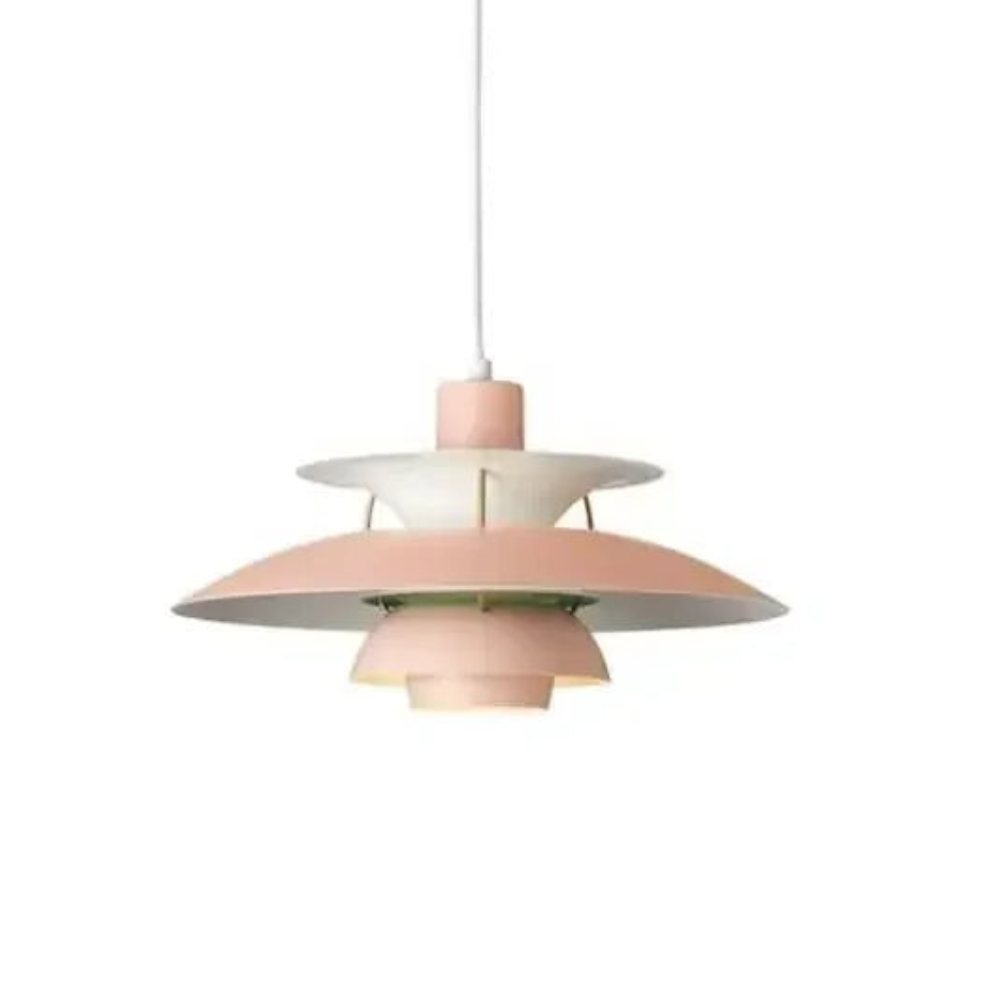 Gradient LED Pendant Light for Living Room | Danish Design Ceiling Chandelier for Kitchen Decor