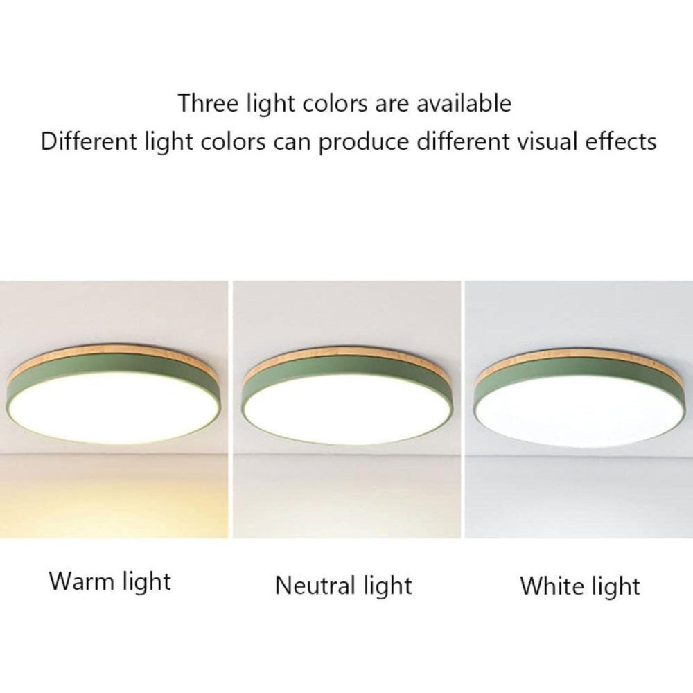 Flush-Mount Ceiling Light | Round Disc Design for Modern Interiors